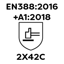 EN388:2016+A1:2018-2X42C
