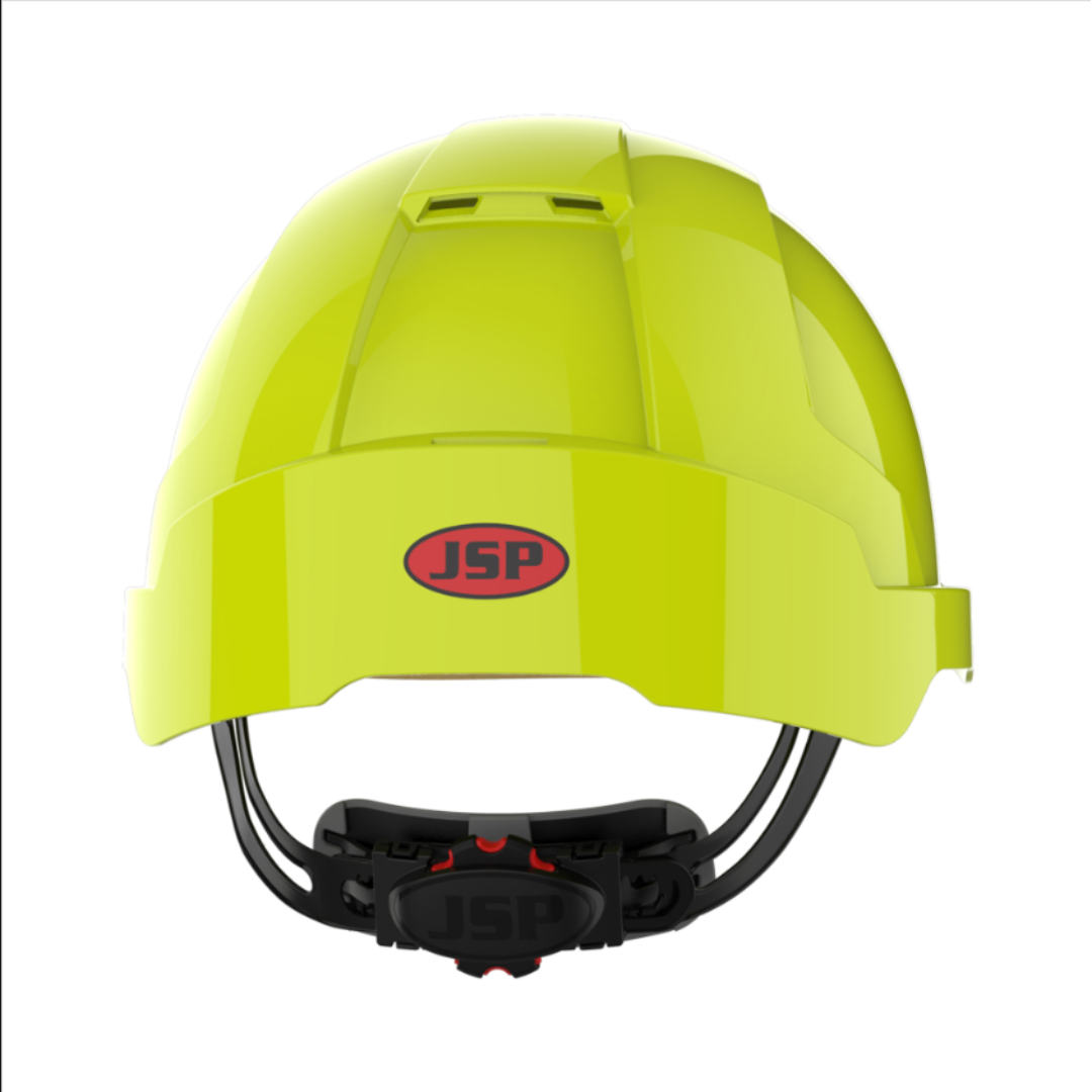 EVOLite® EN397✅HiVis-Sarı-Endüstriyel-Baret-Ventilli-Teker Ayarlı