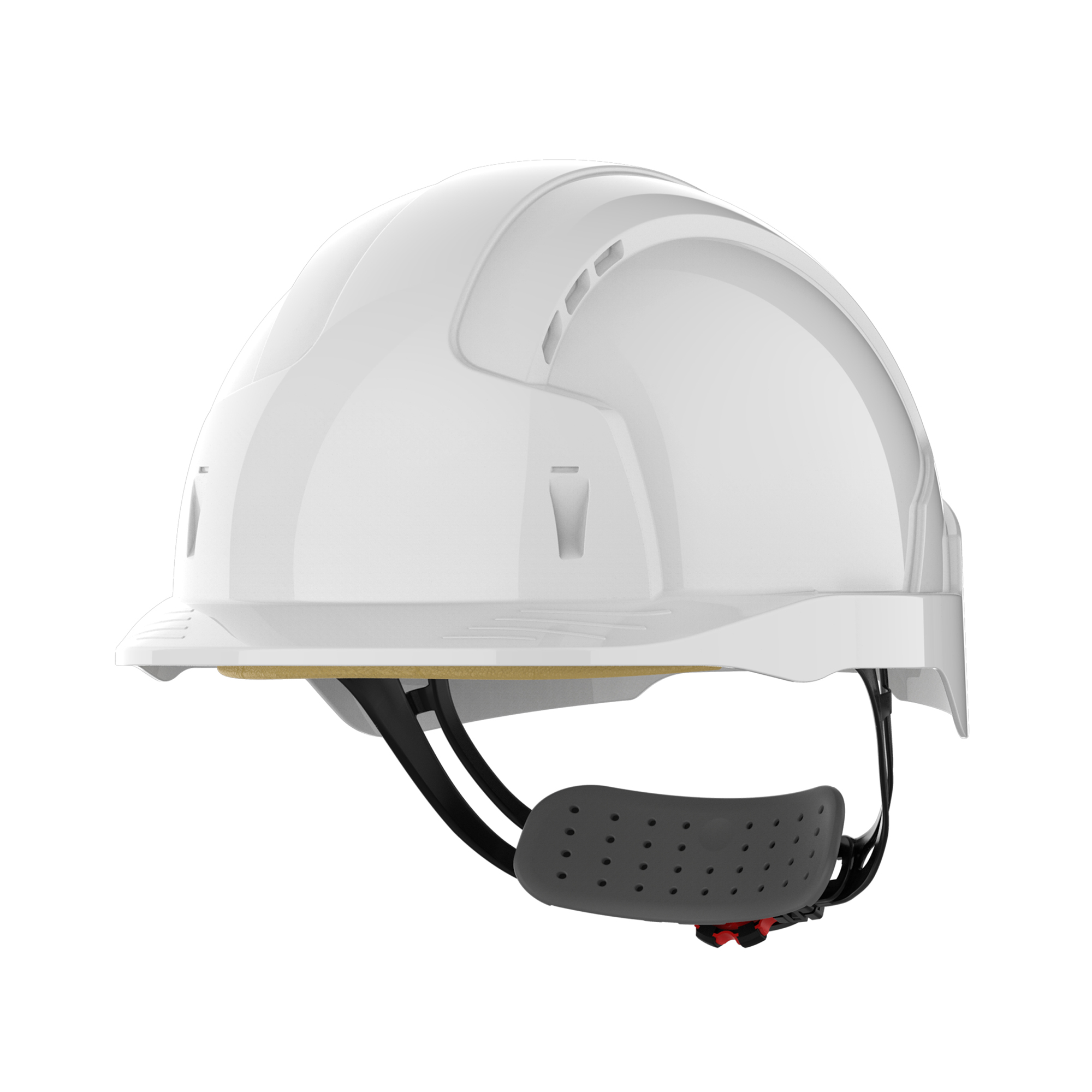EVOLite® Beyaz Elektrikçi Baret Ventilsiz Teker Ayarlı