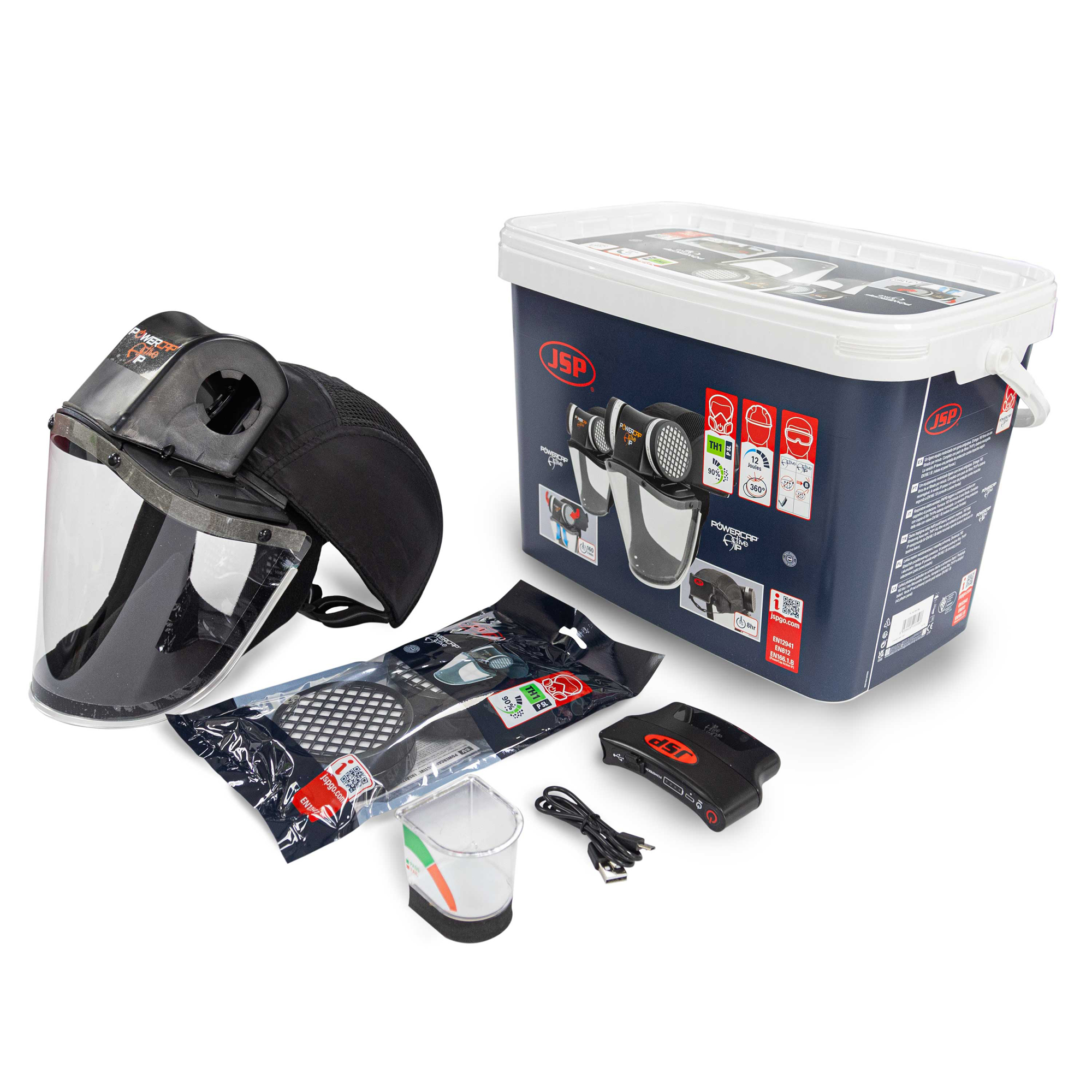 Powercap® Active™ IP 8saat - Siyah