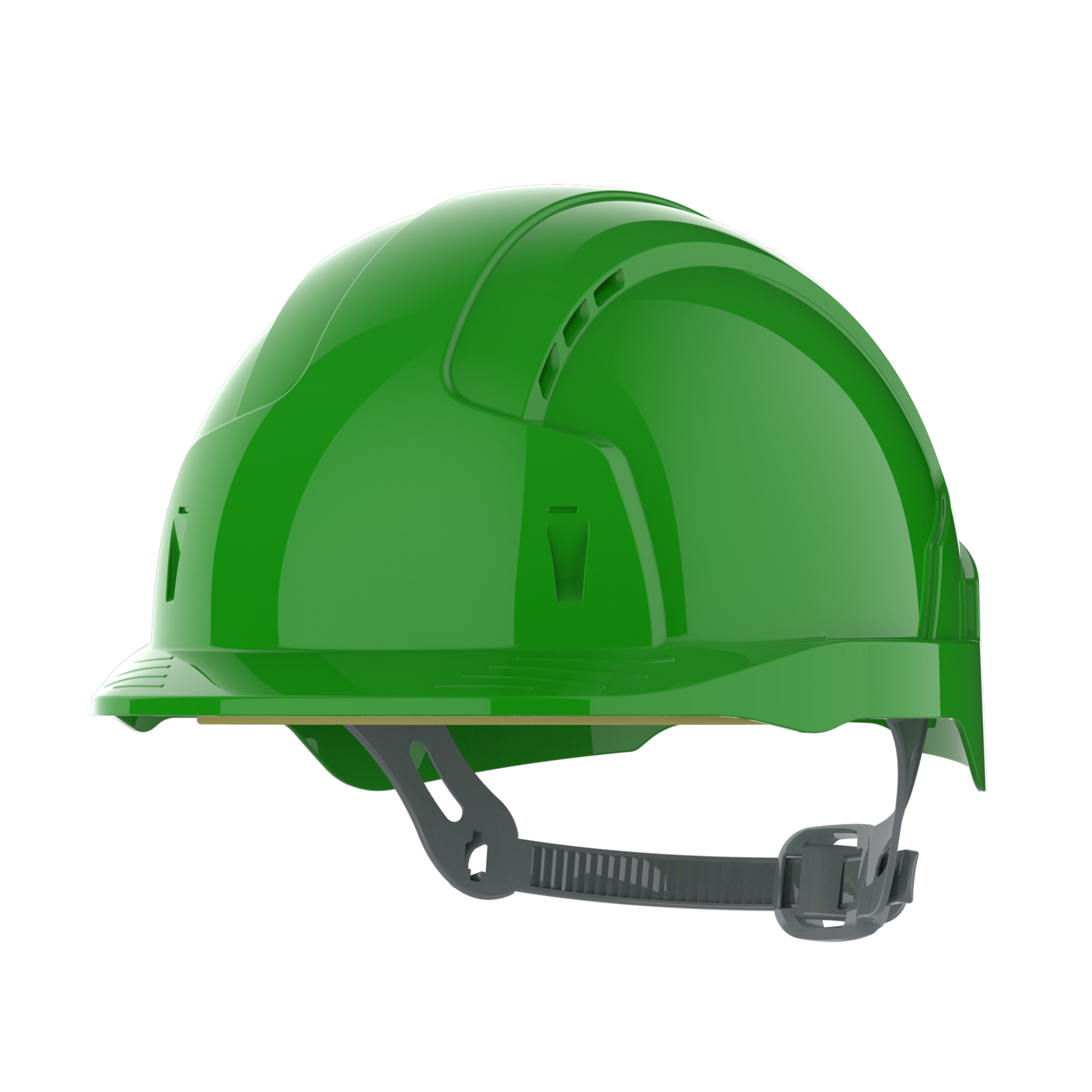 EVOLite® Safety Helmet - Kayış Ayarlı Ventilli Yeşil