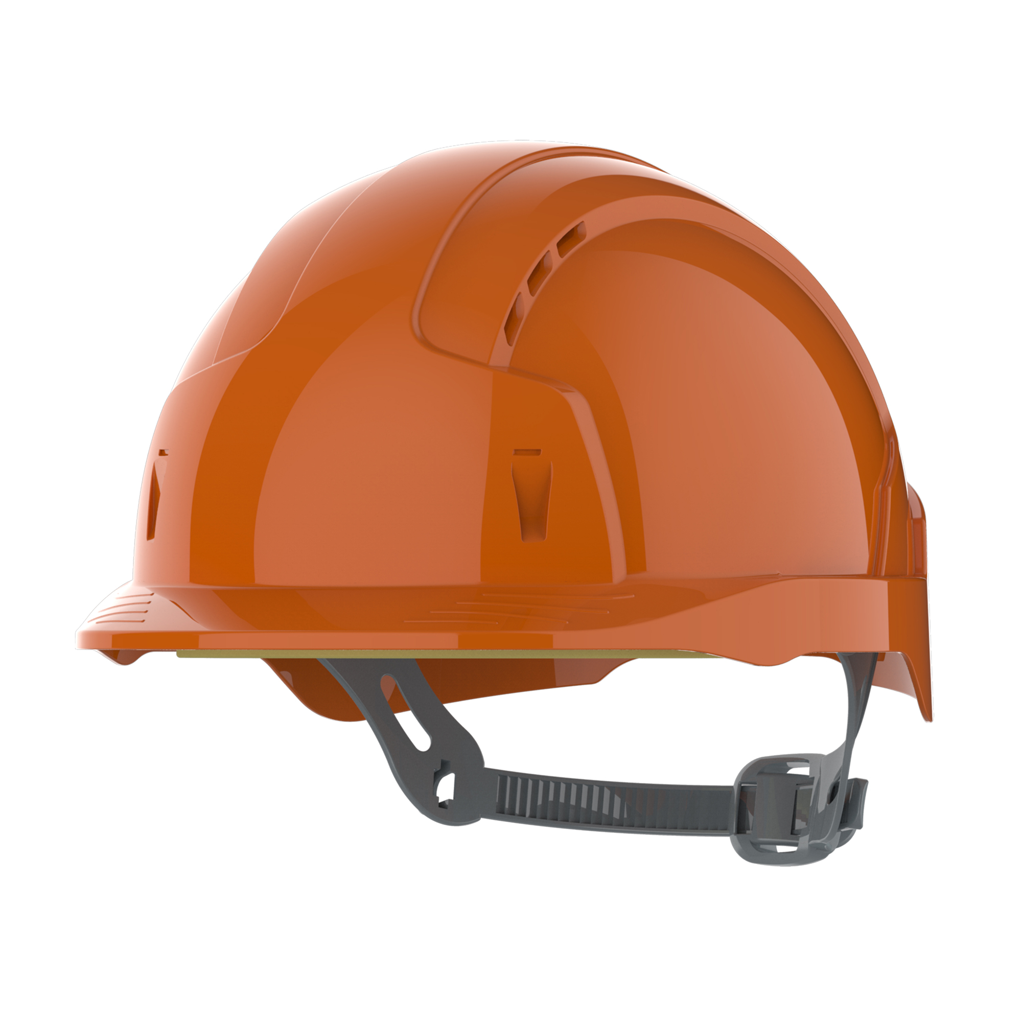 EVOLite® Safety Helmet - Kayış Ayarlı Ventilli Turuncu