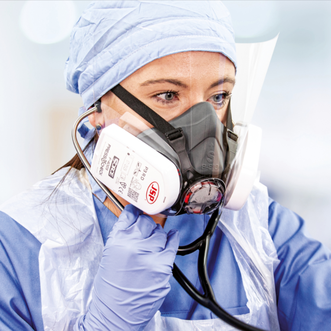 Force®8 Yarım-Yüz Maske PressToCheck™ - ABEK1P3 Filtreli